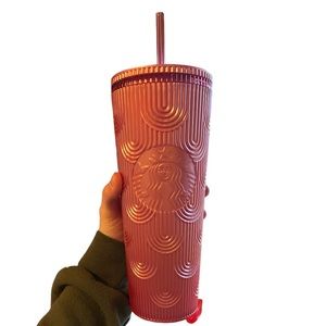 Shimmer Pink Mermaid Starbucks Tumbler
